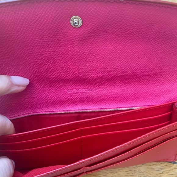 Coach Color Block Wallet - Picture 6 of 8